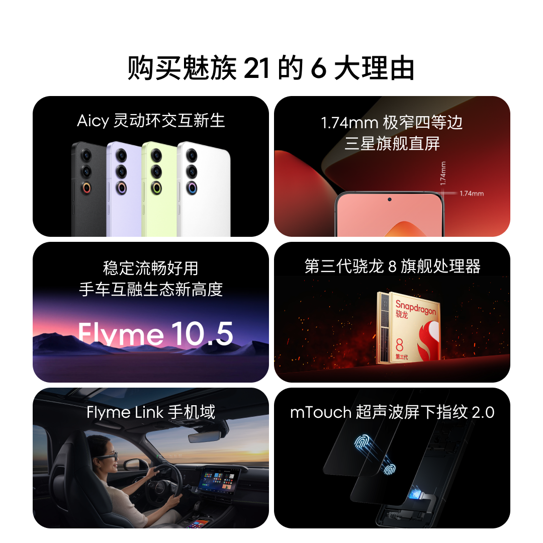 12期免息/咨询价更低/赠原装礼】Meizu/魅族21 新品手机5G极窄四等边屏幕学生游戏拍照正品21 魅族20 Pro - 图0