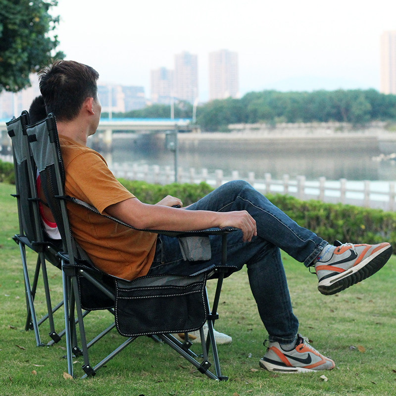 Outdoor folding fishing chair leisure lounge chair fishing stool