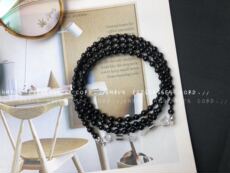 Очки цепи hmbvs形象颜值单品可当挂链手工制作天然7a黑玛瑙挂脖眼镜链