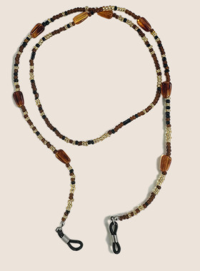 跨境承欢记麦承欢奶奶明星吴彦姝同款可挂脖防掉眼镜绳眼镜链