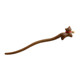 Qingchenji Sandalwood Cat Lucky Bell Hairpin