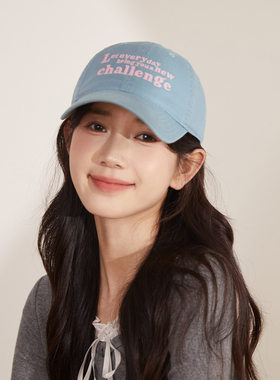 林小橘纯棉鸭舌帽男女同款显脸小