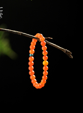 特级云南保山原矿樱桃红手链女款