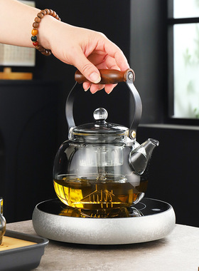 110-240V跨境北美欧洲合金冰花工艺电陶茶炉煮茶蒸茶超薄电陶炉
