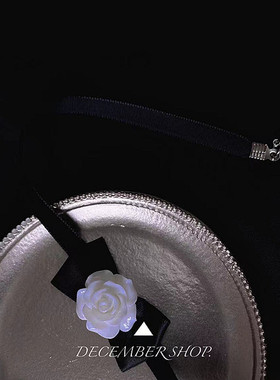 新款日韩法式白色项圈女蝴蝶结