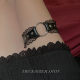 New Lolita punk leg ring pure lust goth Halloween lace leg strap female elastic jk leg ring anklet