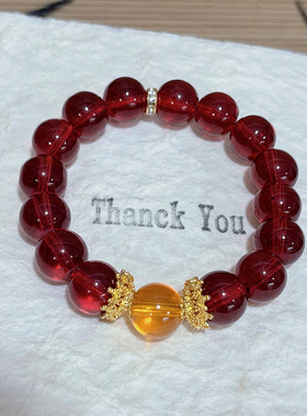 爆款冰感串珠手链学生礼物情侣饰品闺蜜气质高级甜美百搭