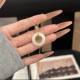 Fortune and Peace Buckle Necklace for Women Chinese Style Chalcedony Pendant Simple Light Luxurious Niche Design Mother's Day Gift