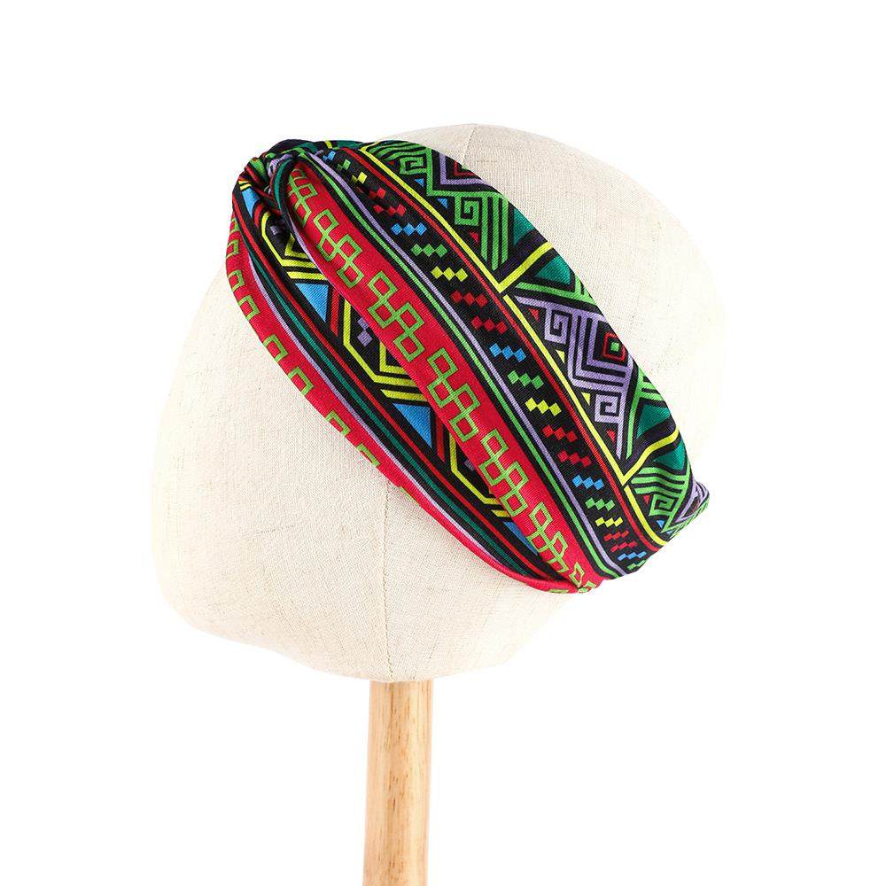 波西米亚风宽发带瑜伽运动吸汗束发带印花交叉弹力头带欧美头巾,淘宝优惠券,粉丝福利购,淘宝优惠卷