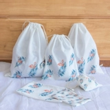 Ткань для путешествий, сумка для хранения, чемодан, тара, система хранения, портативный тканевый мешок, комплект, на шнурках