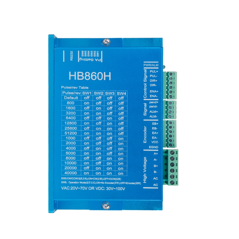 86闭环伺服步进电机套装J-8618HBS5401+HB860H驱动器带编码器