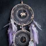 Познакомьтесь с Unicorn Series 4/Handmade Dream Dream Catcher Home Подвесной отдел, буксируя диаметр 20 см с фонарем