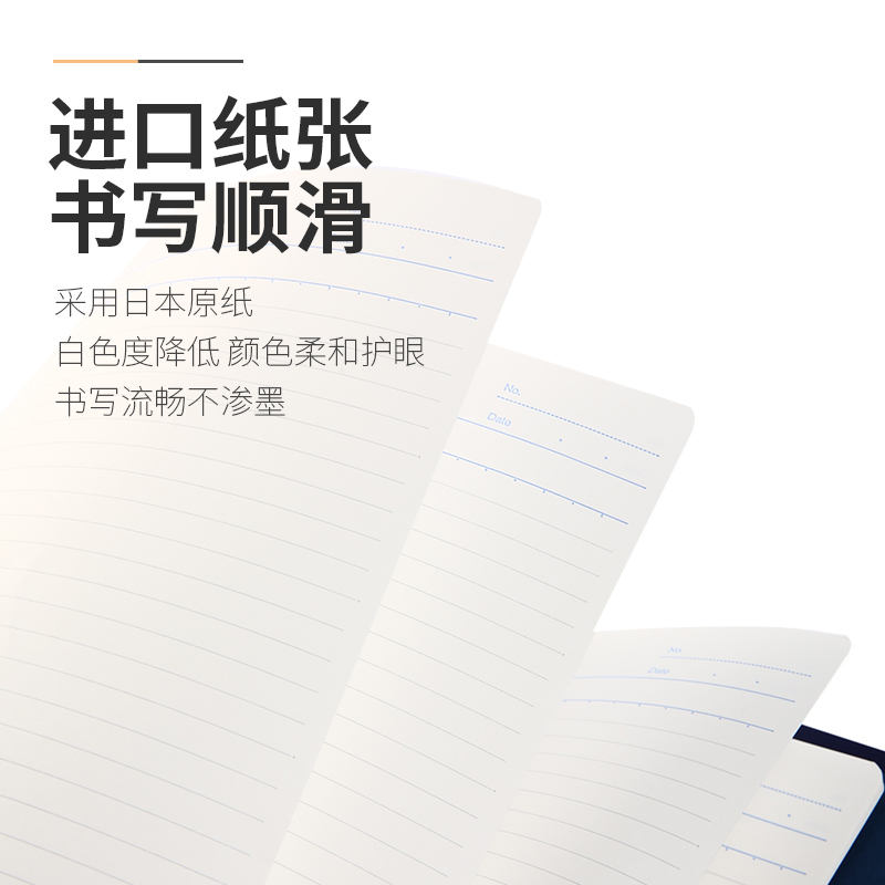 日本国誉kokuyo活页纸横线替芯英语方格笔记本子记事26孔20孔内芯A5/B5手帐本夹可拆卸线圈网格错题空白替芯-图1