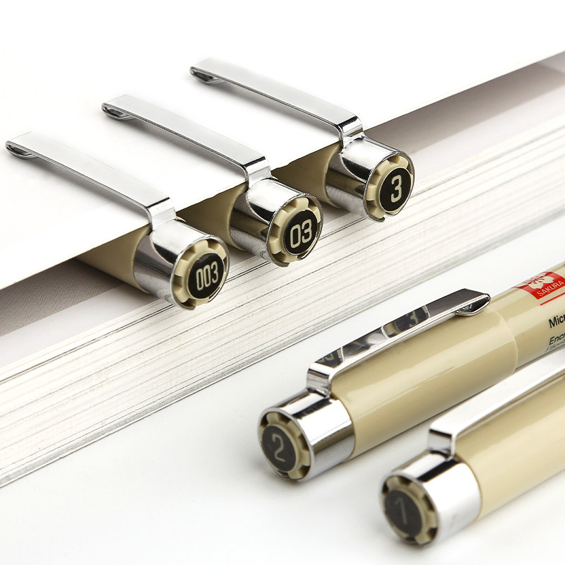 日本sakura樱花针管笔防水勾线笔手绘学生用漫画简笔描边美术专用动漫绘图笔素描专用笔日系ins进口 - 图2