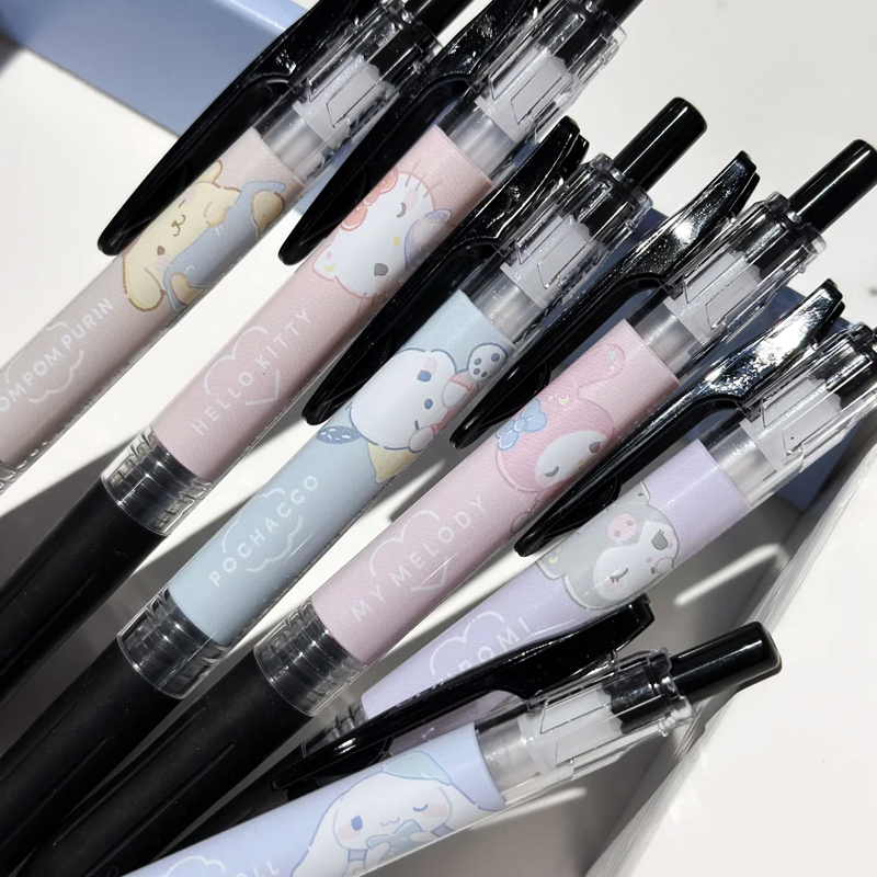 日本zrbra斑马牌限定中性笔三丽鸥联名款签字笔黑色0.5mm凯蒂猫库洛米美乐蒂帕恰狗玉桂狗水笔 - 图1