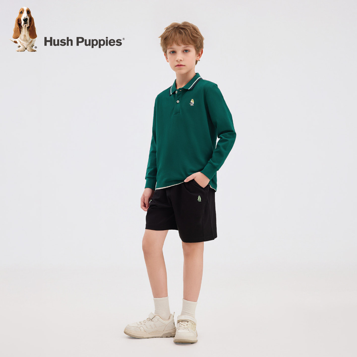 暇步士童装男童长袖Polo衫春秋季新款中大童翻领套头儿童休闲上衣,淘宝优惠券,粉丝福利购,淘宝优惠卷