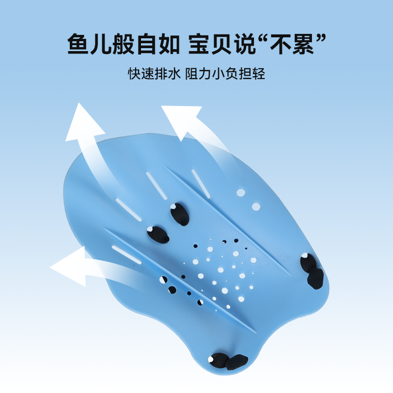 李宁手蹼游泳专用儿童自由泳划水掌成人游泳训练专用辅助器划手掌,淘宝优惠券,粉丝福利购,淘宝优惠卷