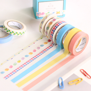 得力手账本和纸胶带