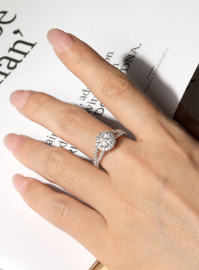 双臂满钻满天星钻石戒指个性网红高级感ins风锆石指环女跨境直播