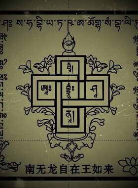 纯手工制作龙王坛城宫殿玛尼石硅胶模具 独特四角设计咒轮 ）原创