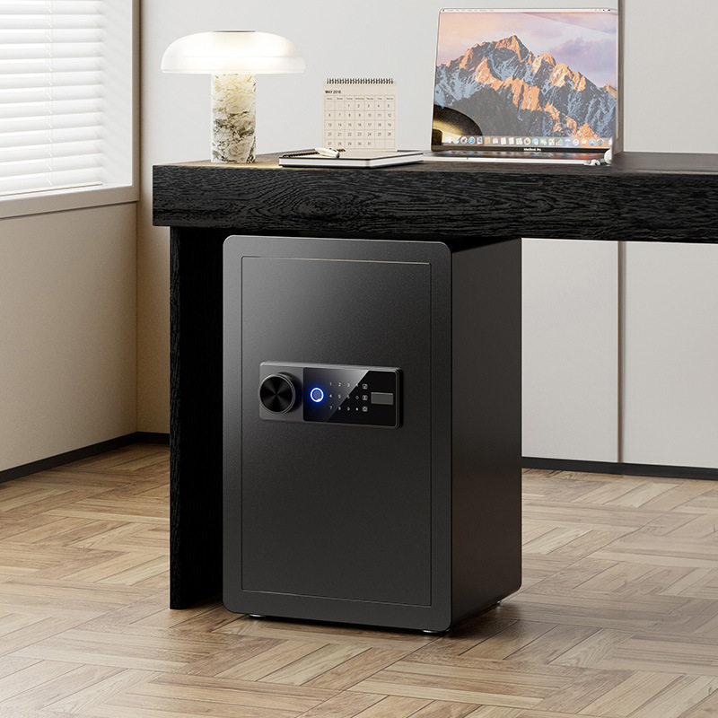 家用指纹保险柜小型2025年新款存钱罐存首饰黄金密码保险箱可入柜,淘宝优惠券,粉丝福利购,淘宝优惠卷