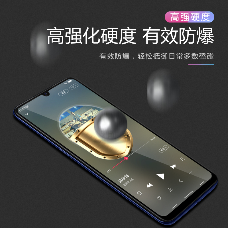 适用于OPPO A36 A96 RENO7PRO K9S A56真我Q3S RENO6手机高清半屏钢化膜A93S手机膜 - 图0