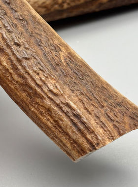天然鹿角原角马鹿角尖雕刻料单根素骨真角手工diy 摆件工艺品原料