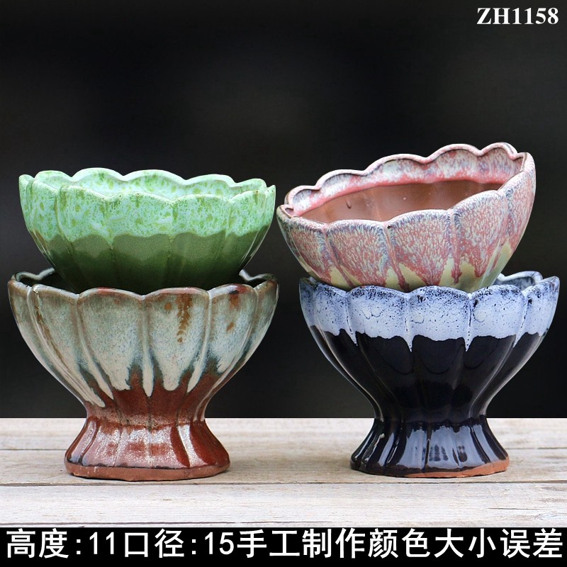 网红蘑菇盆特价清仓手工粗陶特大口径火锅盆绿植多肉花盆陶瓷花盆,淘宝优惠券,粉丝福利购,淘宝优惠卷