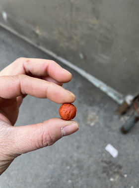 天然原矿南红玛瑙雕刻莲花散珠配饰diy手串项链生肖猪鸡老虎14mm