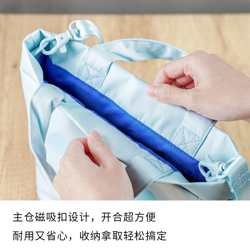 Elecom宜丽客笑脸托特包痛包透明菜篮子斜跨包平板休闲通勤收纳包,淘宝优惠券,粉丝福利购,淘宝优惠卷