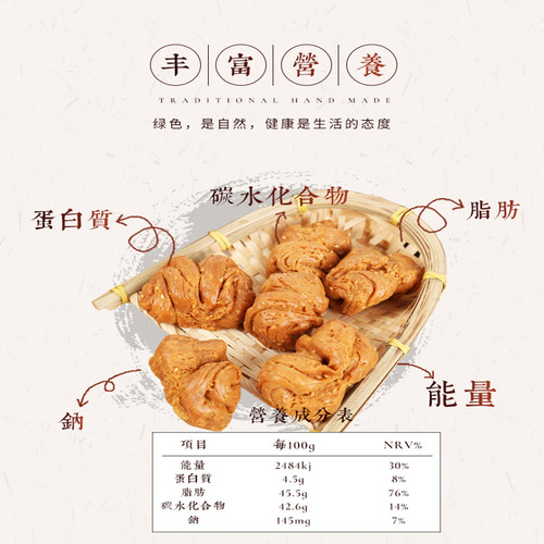 公和堂狮子头原味咸味淡辣240gX6袋 安徽合肥传统特产 年货零食 - 图1