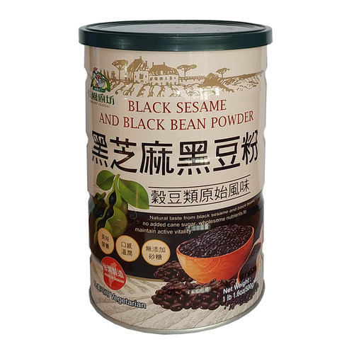 台湾有机厨坊黑芝麻粉营养即食固体冲泡早代餐无添加蔗糖膳食纤维 - 图1