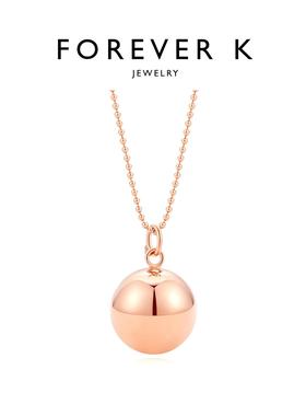 FK法诗卡 许愿球吊坠长项链轻奢小众高级气质