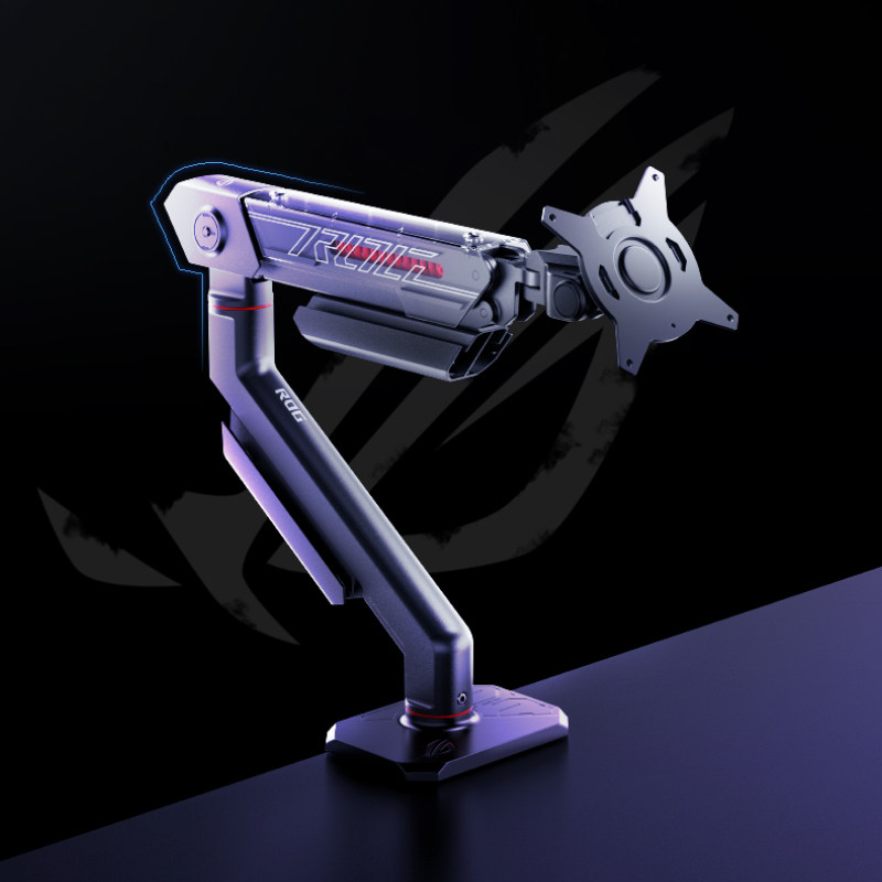 ROG 擎天Ergo显示器支架臂可视化拉力窗口电脑屏幕旋转升降C型支架曲面带鱼屏支架11.5kg承重玩家国度旗舰店,淘宝优惠券,粉丝福利购,淘宝优惠卷