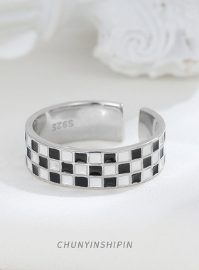 女s925小众韩系个性开口