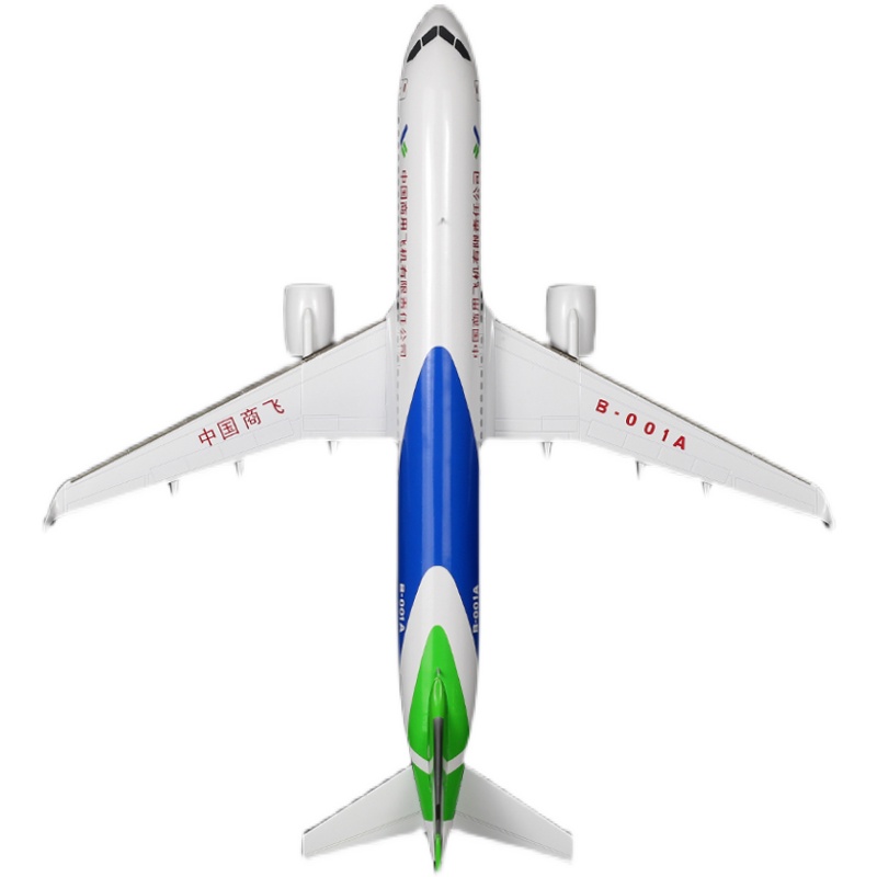 1:100中国商飞C919合金飞机模型实心民航客机模型仿真客机国产-图3