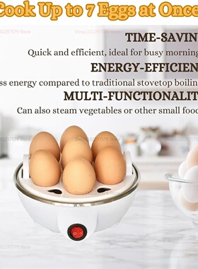 Electric Egg Cooker Steamer Boiler for 14 Eggs Two Layer So