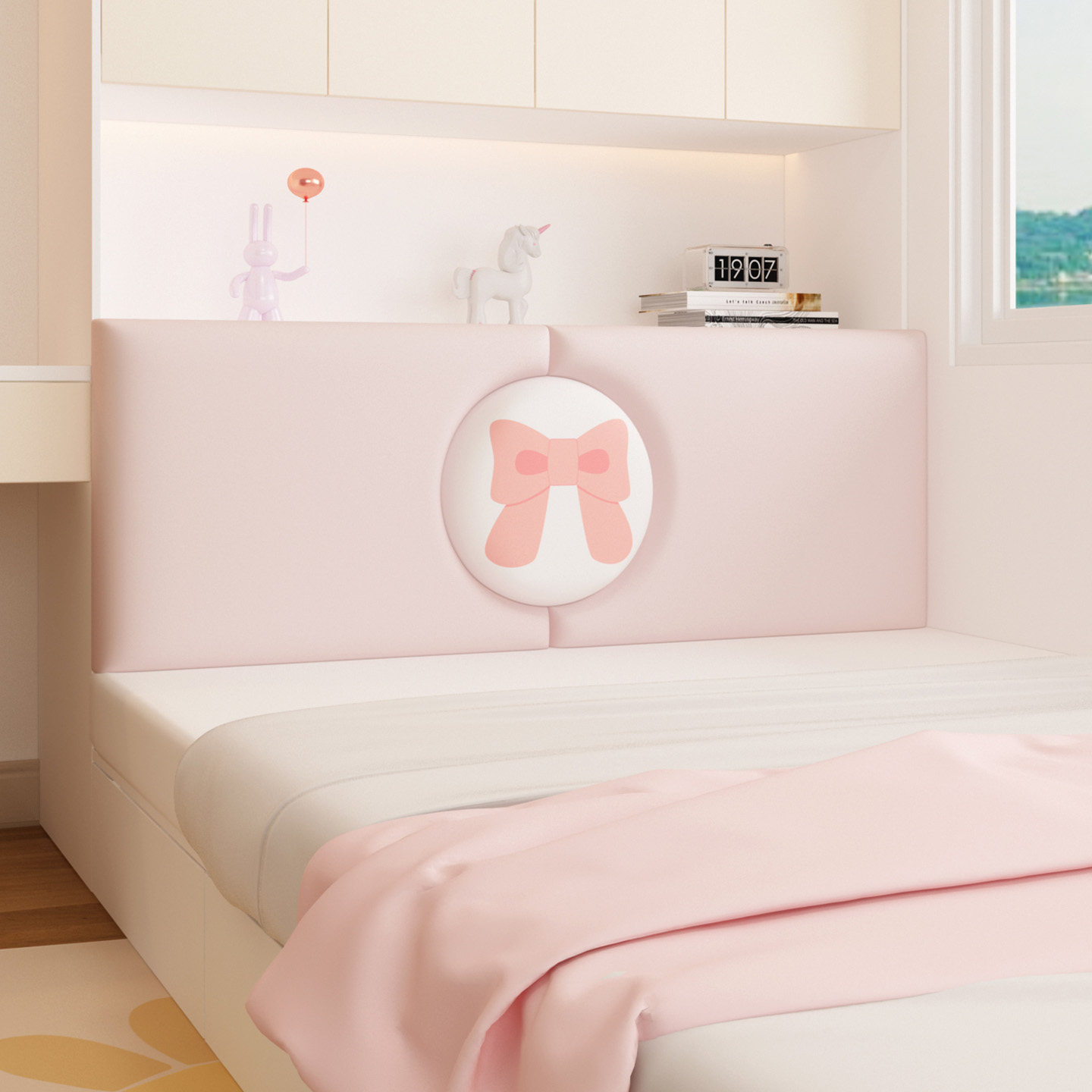 儿童房床头软包靠垫榻榻米床头无床头防撞头靠背板卡通可爱床头,淘宝优惠券,粉丝福利购,淘宝优惠卷