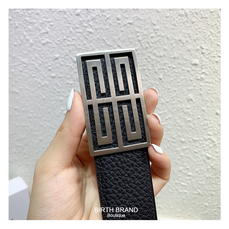 BIRTH正品青年皮带男真皮牛皮韩版潮百搭男士腰带年轻人商务时尚