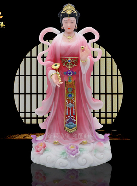 汉白玉天宫七圣姑七仙女神像摆件