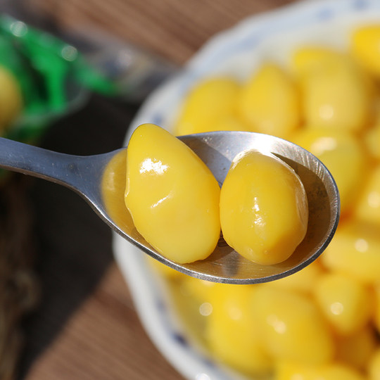 Fresh ginkgo nuts Pizhou high-quality white nuts vacuum-packed shelled and cooked ginkgo nuts Xuzhou specialty 500g