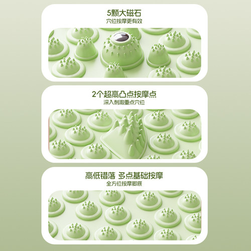 李宁指压板足底按摩垫超慢跑室内软硅胶跑步脚底脚踩减肥液态原地 - 图0