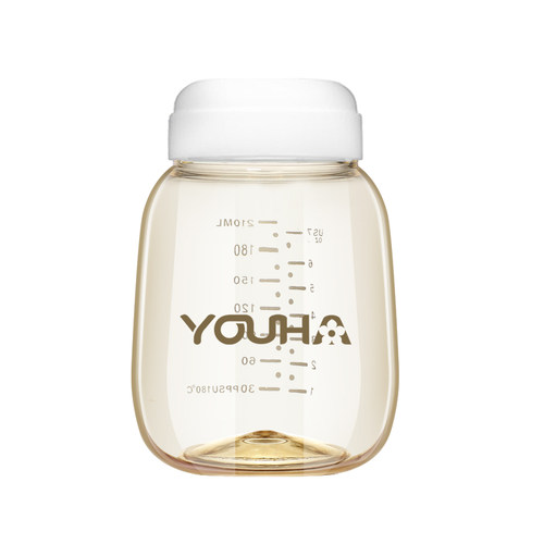 优合原装宽口储奶瓶存奶瓶 母乳储存瓶 储奶袋储奶杯210ml 保鲜瓶 - 图2