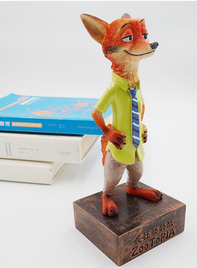 尼克狐狸摆件简约客厅现代卡通定制礼品疯狂动物兔子警创意礼品