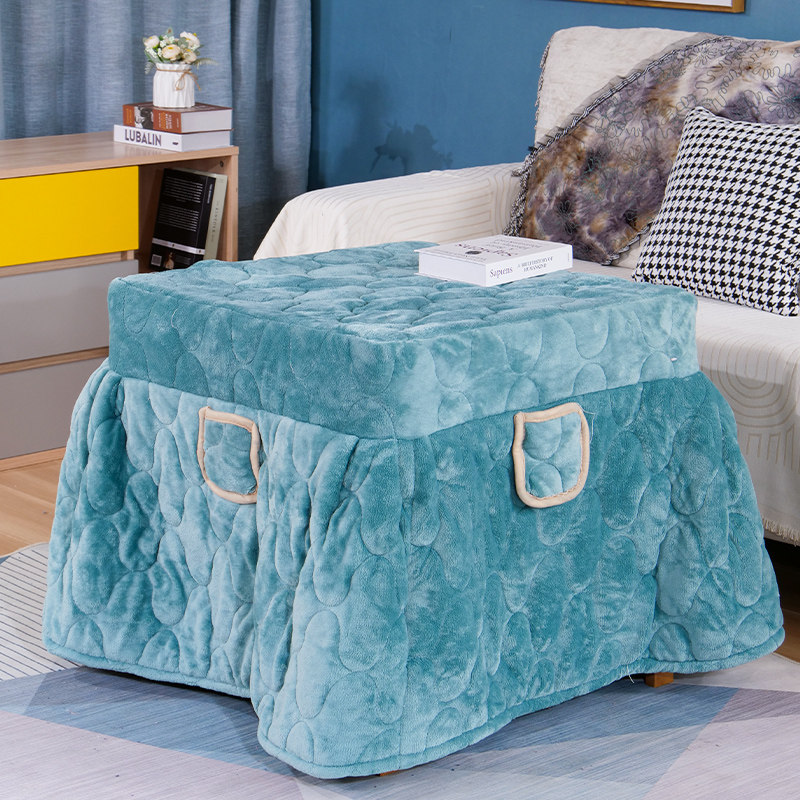 烤火被加厚正方形双面绒法兰绒被子茶几烤火罩加绒桌子罩套加绒罩,淘宝优惠券,粉丝福利购,淘宝优惠卷