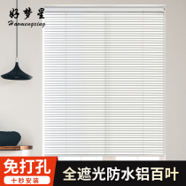 2023 new curtain shutter curtain roller blinds all shading lifting autumn and winter free of perforated installation toilet roll-pull