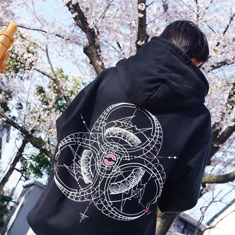 Clot x fragment x innersect三方联名LOGO贴布卫衣陈冠希帽衫-图2