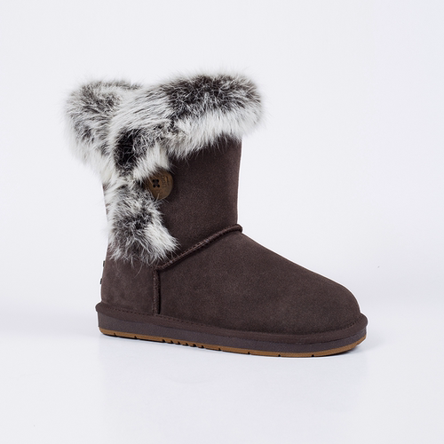 澳洲正品auzlandsheepskin秋冬经典羊皮毛一体5803兔毛雪地靴 - 图2