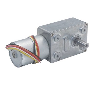JGY370直流无刷减速电机12v24v涡轮蜗杆自锁带刹车大扭矩低速马达 - 图0