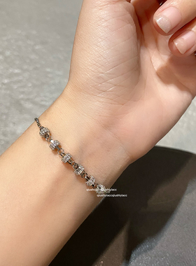 气质滚轮微镶小珠珠手链